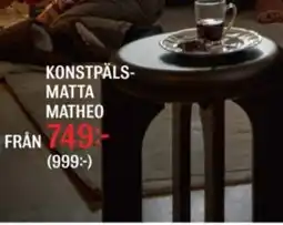 Mio Konstpäls-matta matheo erbjuda