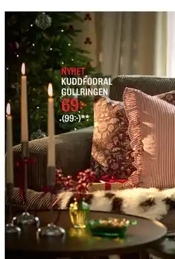 Mio NYHET KUDDFODRAL GULLRINGEN erbjuda