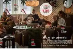 Mio NYHET 4-SITS SOFFA NOMA erbjuda