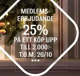 Mio MEDLEMSERBJUDANDE erbjuda