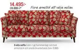 Mio 3-sits soffa Eden erbjuda