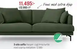 Mio 3-sits soffa Harper erbjuda