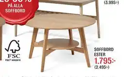 Mio SOFFBORD ESTER erbjuda