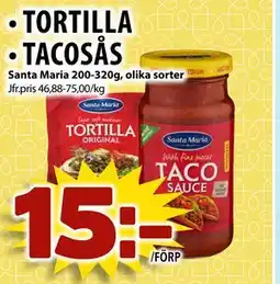 Matvärlden Tensta TORTILLA • TACOSÅS erbjuda