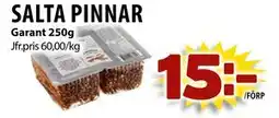 Matvärlden Tensta SALTA PINNAR erbjuda