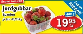 T-jarlen Jordgubbar erbjuda
