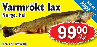 T-jarlen Varmrökt lax erbjuda