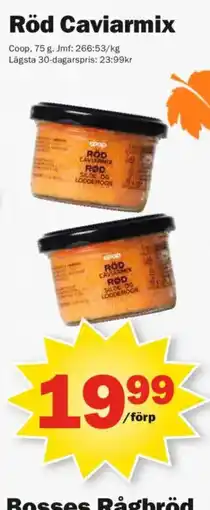 Pekås Coop Röd Caviarmix erbjuda