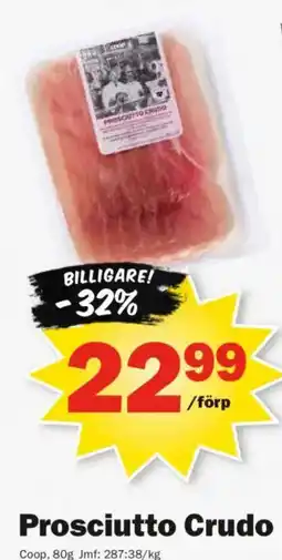 Pekås Coop Prosciutto Crudo erbjuda