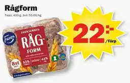 Pekås Fazer Rågform erbjuda