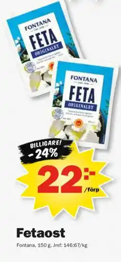 Pekås Fontana Fetaost erbjuda