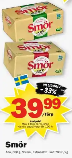 Pekås Smör erbjuda