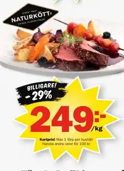 Pekås Naturkött erbjuda