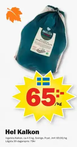Pekås Ingelsta Kalkon erbjuda