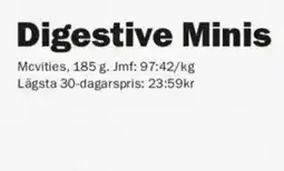 Pekås Digestive Minis erbjuda