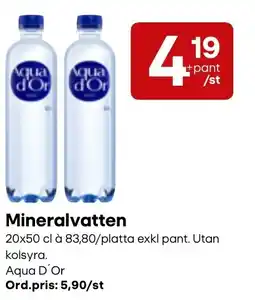 Snabbgross Mineralvatten erbjuda