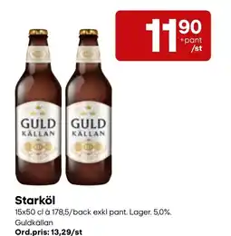 Snabbgross Starköl erbjuda