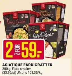 ÖoB Asiatique färdigrätter erbjuda