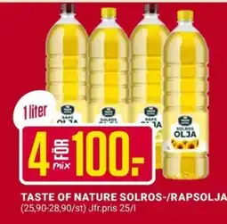 ÖoB Taste of nature solros-/rapsolja erbjuda
