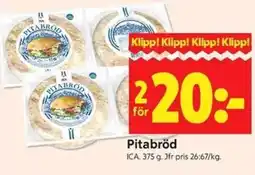 ICA Kvantum Pitabröd erbjuda