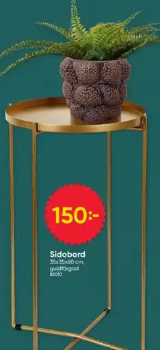 DollarStore Sidobord , guldfärgad erbjuda