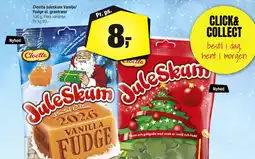 Calle Cloetta juleskum Vanilje/ Fudge el. grantræer erbjuda
