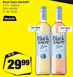 Calle Black Tower Alkoholfri erbjuda