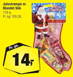 Calle Juleströmpe m. Blandet Slik erbjuda