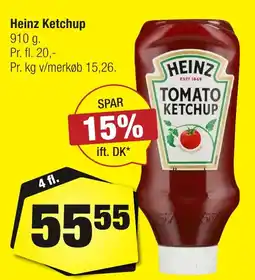 Calle Heinz ketchup erbjuda