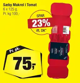 Calle Sæby makrel i tomat erbjuda