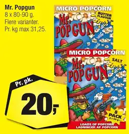 Calle Mr. Popgun micro popcorn erbjuda