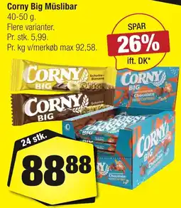 Calle Corny Big Müslibar erbjuda