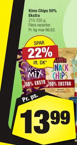 Calle Kims Chips 50% Ekstra erbjuda