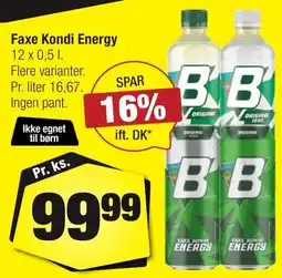 Calle Faxe Kondi Energy erbjuda