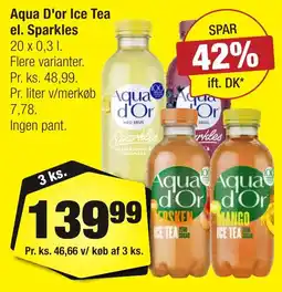 Calle Aqua D'or ice tea erbjuda