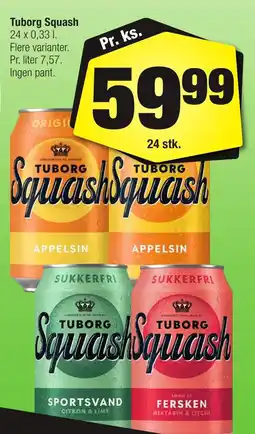 Calle Tuborg Squash erbjuda