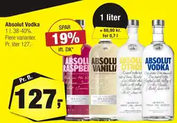 Calle Absolut Vodka erbjuda