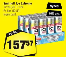 Calle Smirnoff ice extreme erbjuda