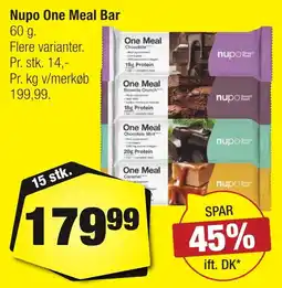 Calle Nupo One Meal Bar erbjuda