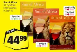 Calle Sun of Africa erbjuda
