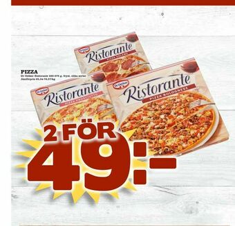 Bonum Matmarknad Pizza erbjuda