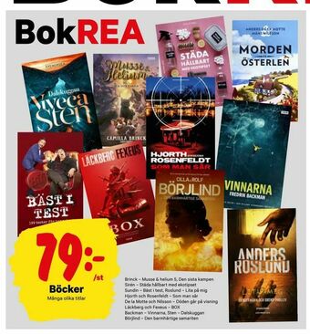 City Gross Böcker erbjuda