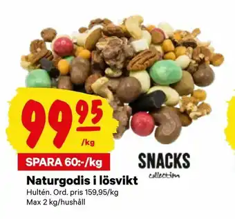 City Gross Naturgodis i lösvikt erbjuda