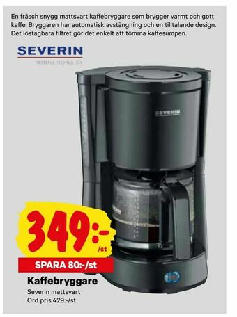 City Gross Kaffebryggare erbjuda