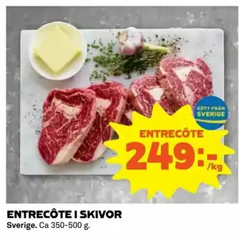 Coop Extra Entrecôte i skivor erbjuda
