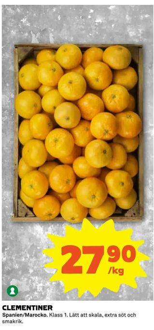 Coop Extra Clementiner erbjuda