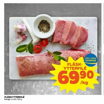 Coop Extra Fläskytterfilé erbjuda