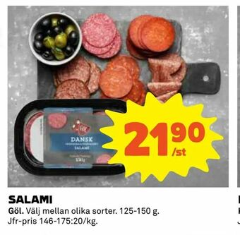 Coop Daglivs Salami erbjuda