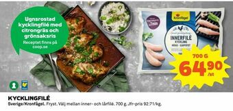 Coop Daglivs Kycklingfilé erbjuda