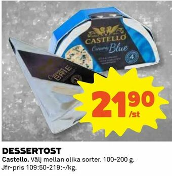 Coop Daglivs Dessertost erbjuda